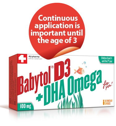 Babytol D3 + DHA Omega for you!