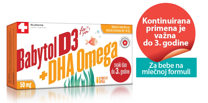 Babytol D3 + DHA Omega for you! 50 mg DHA